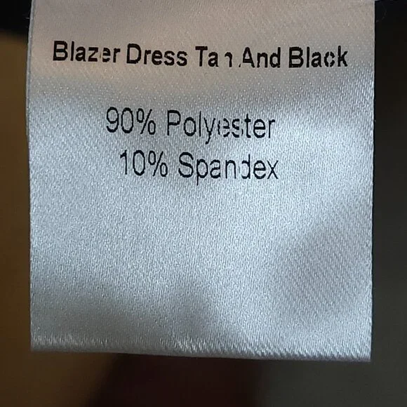 Aleeza Paris Couture luxurious class Black Blazer dress medium sold for $450 NWT - Picture 6 of 7